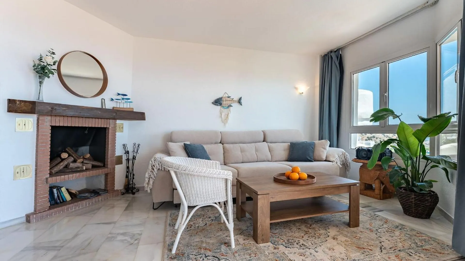 Stunning Sea View In Mijas, Walk To Restaurants And Golf Apartment Sitio de Calahonda
